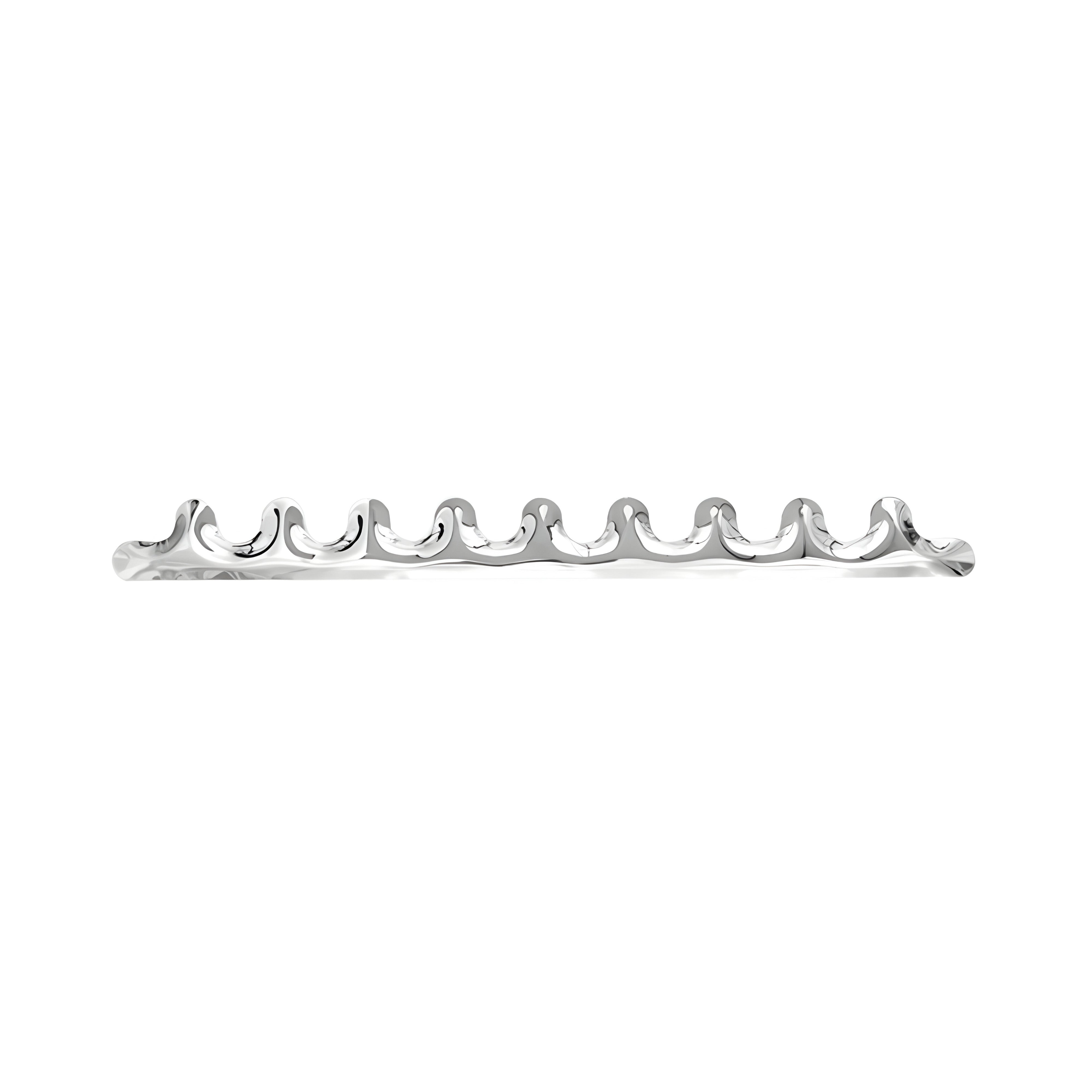 Kamm Wall Hanger: 9 + Inox Polished