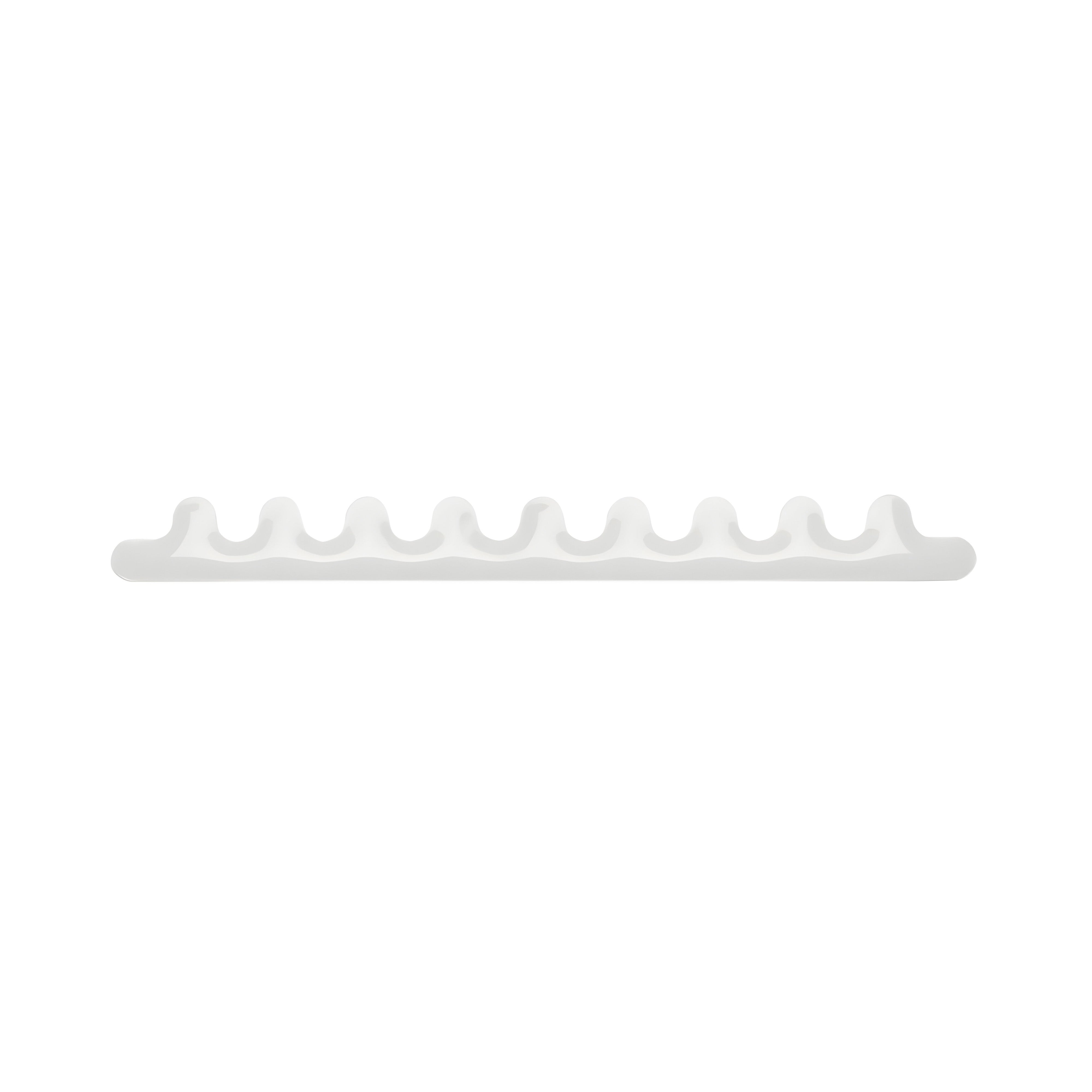 Kamm Wall Hanger: 9 + White Glossy Steel