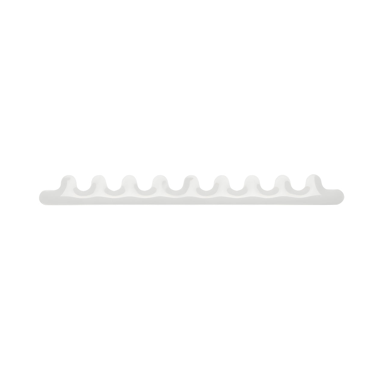 Kamm Wall Hanger: 9 + White Glossy Steel