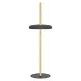 Nivél Portable Floor Lamp: Oak + Black