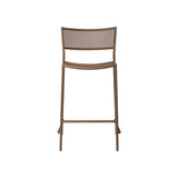 Jig Mesh Bar + Counter Stool: Counter + Pale Brown