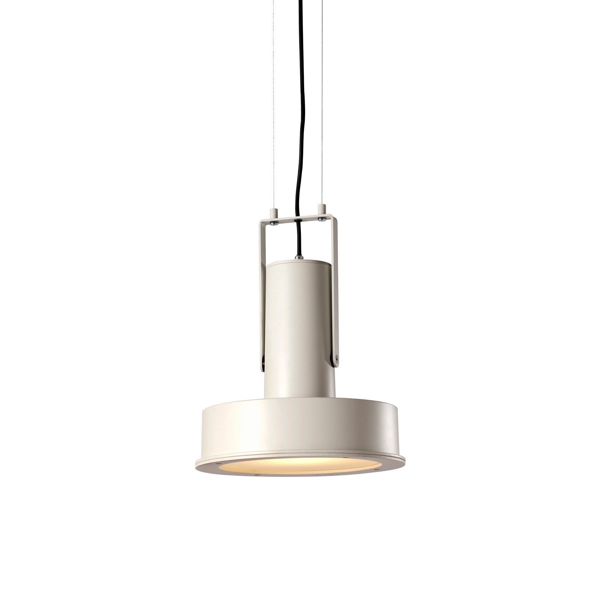 Arne Domus Pendant Lamp: White Grey