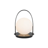 Bola Lantern Cordless: Black + Matte Black