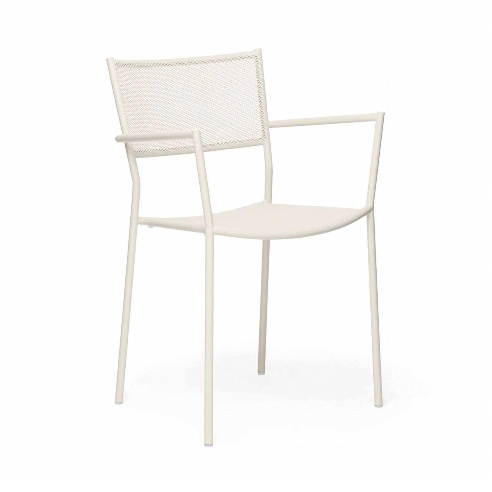 Jig Mesh Armchair: Ivory