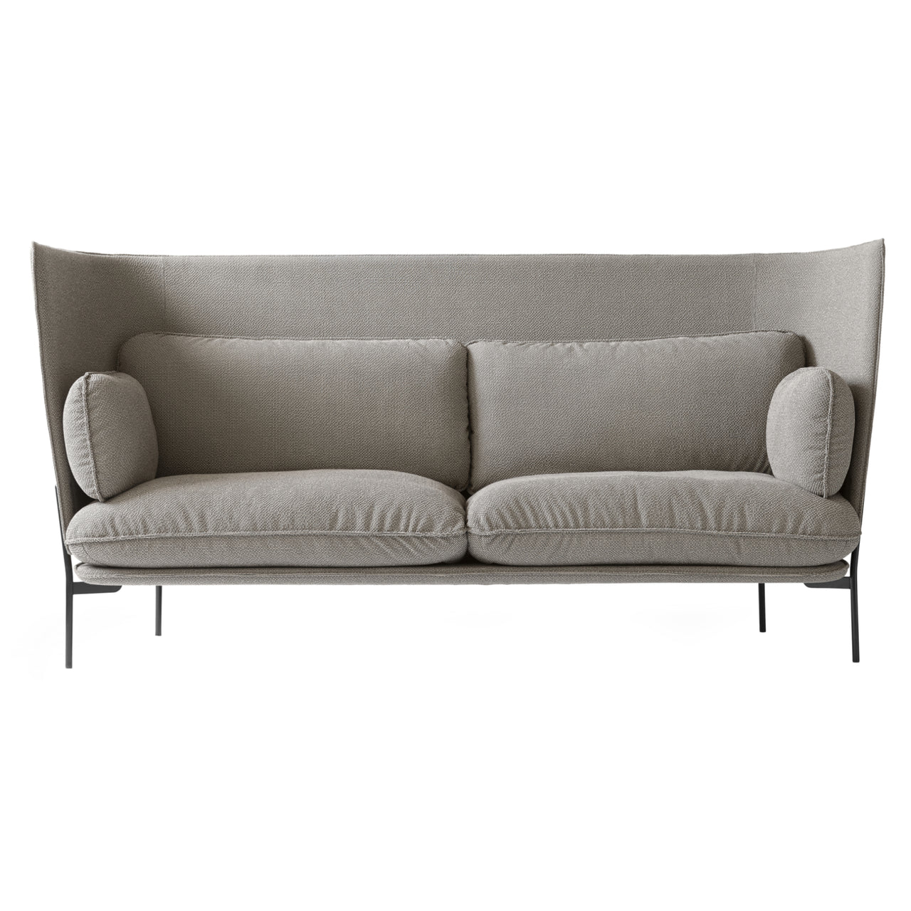 Cloud Highback Sofa LN6 + LN7: 3 Seater + Black