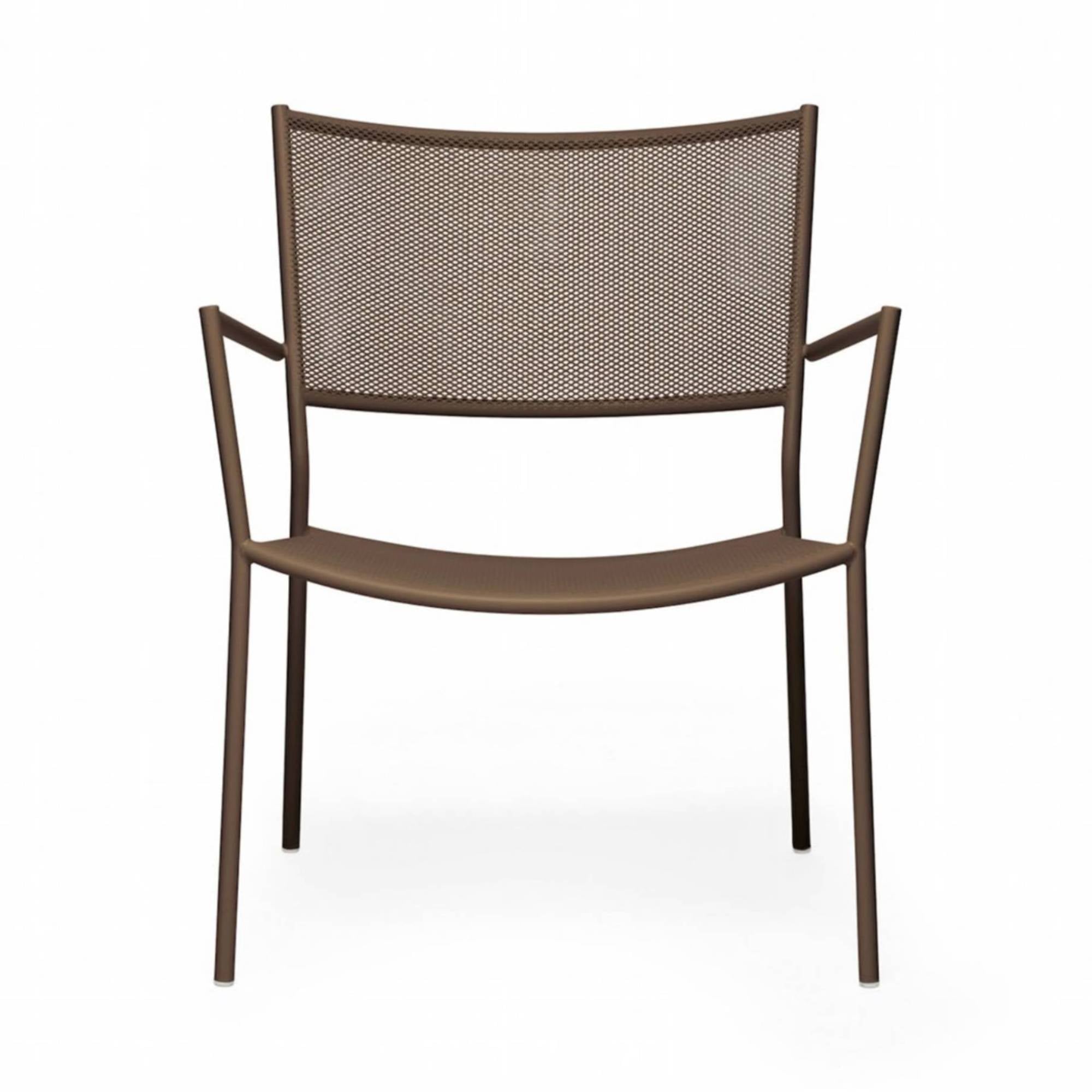 Jig Mesh Easy Chair: Pale Brown