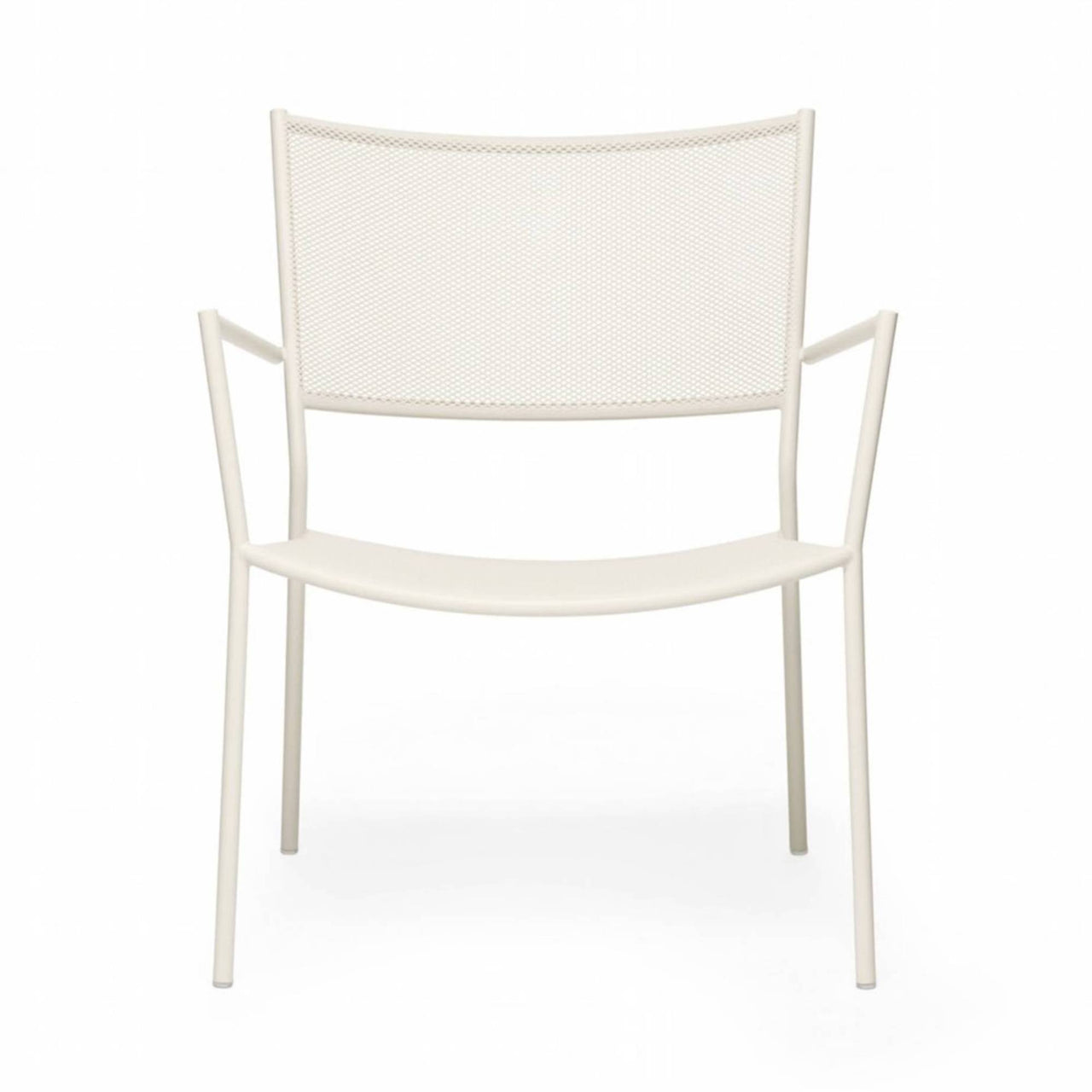 Jig Mesh Easy Chair: Ivory