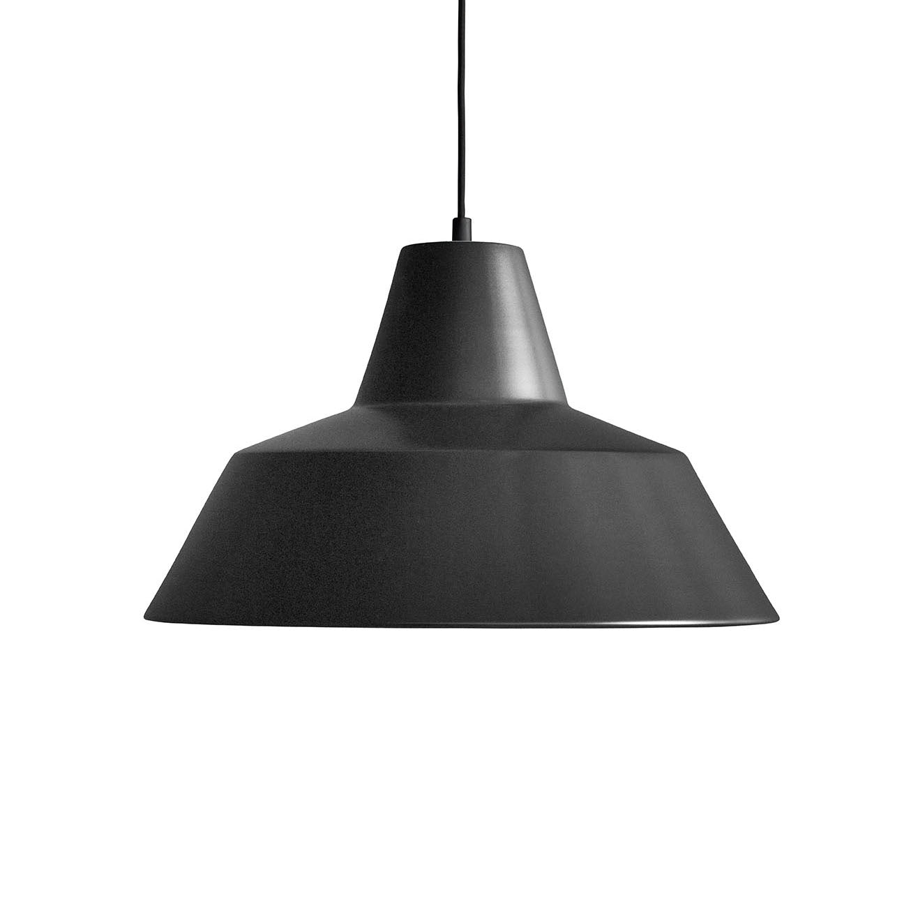 Workshop Pendant Lamp W4: Matte Black