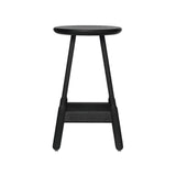 Albert Bar + Counter Stool: Counter + Black Stained Oak