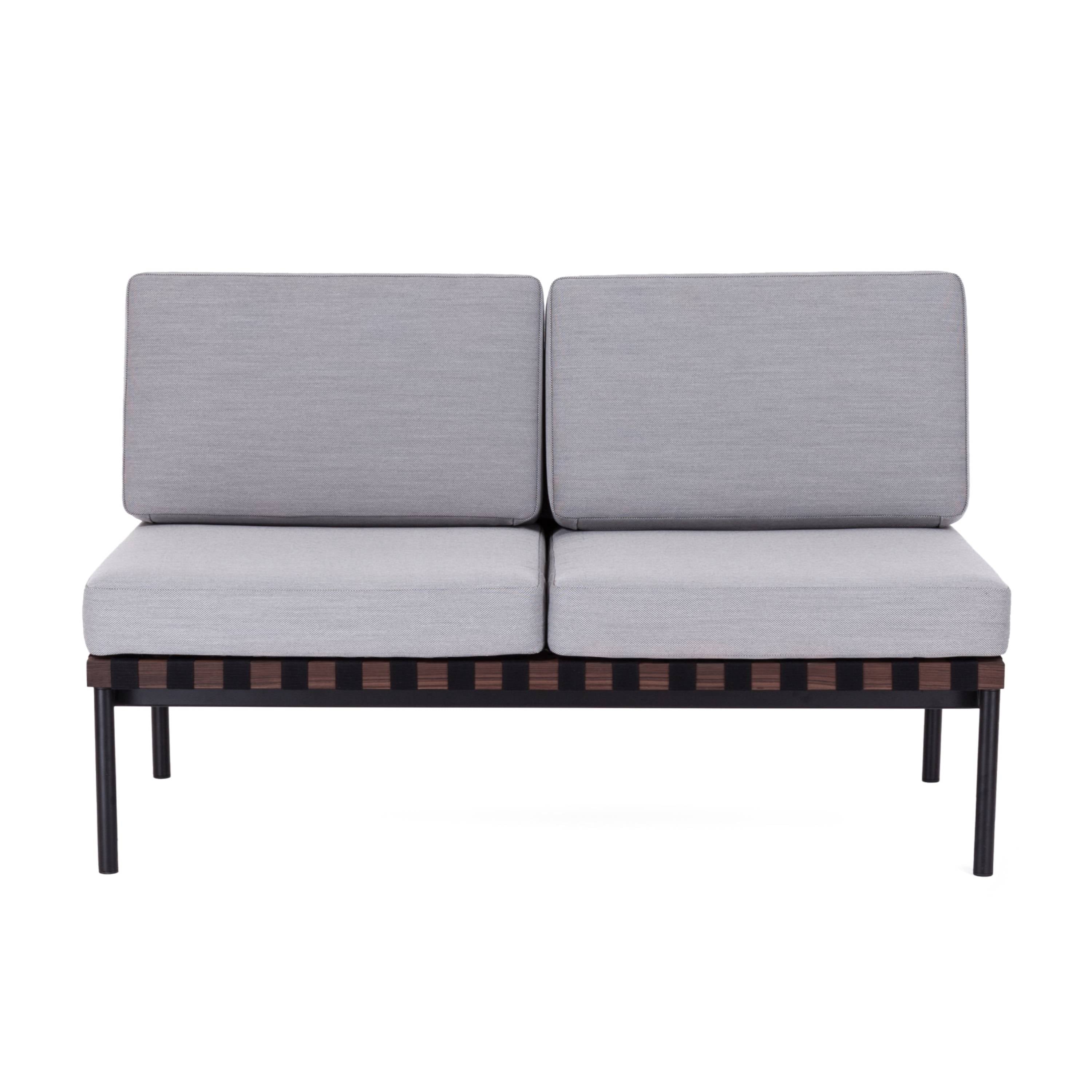 Grid 2 Seater Lounge Sofa: Without Armrest