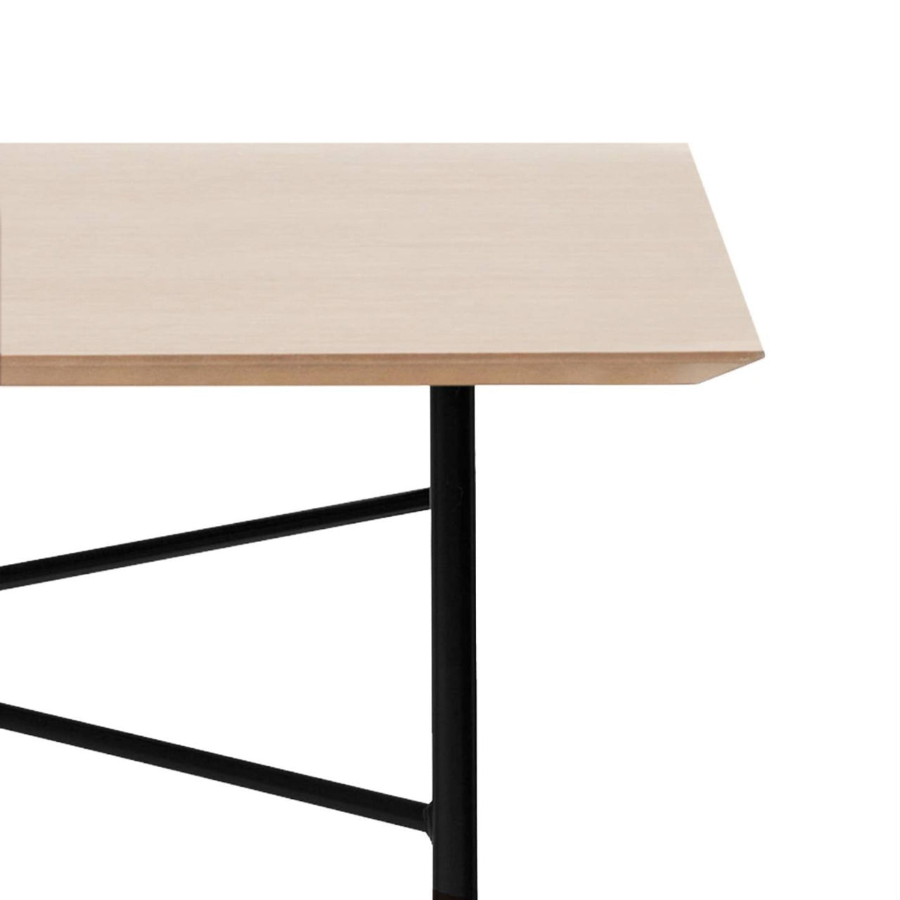 Mingle Table: Rectangular + Steel Legs