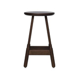 Albert Bar + Counter Stool: Counter + Walnut Stained Beech