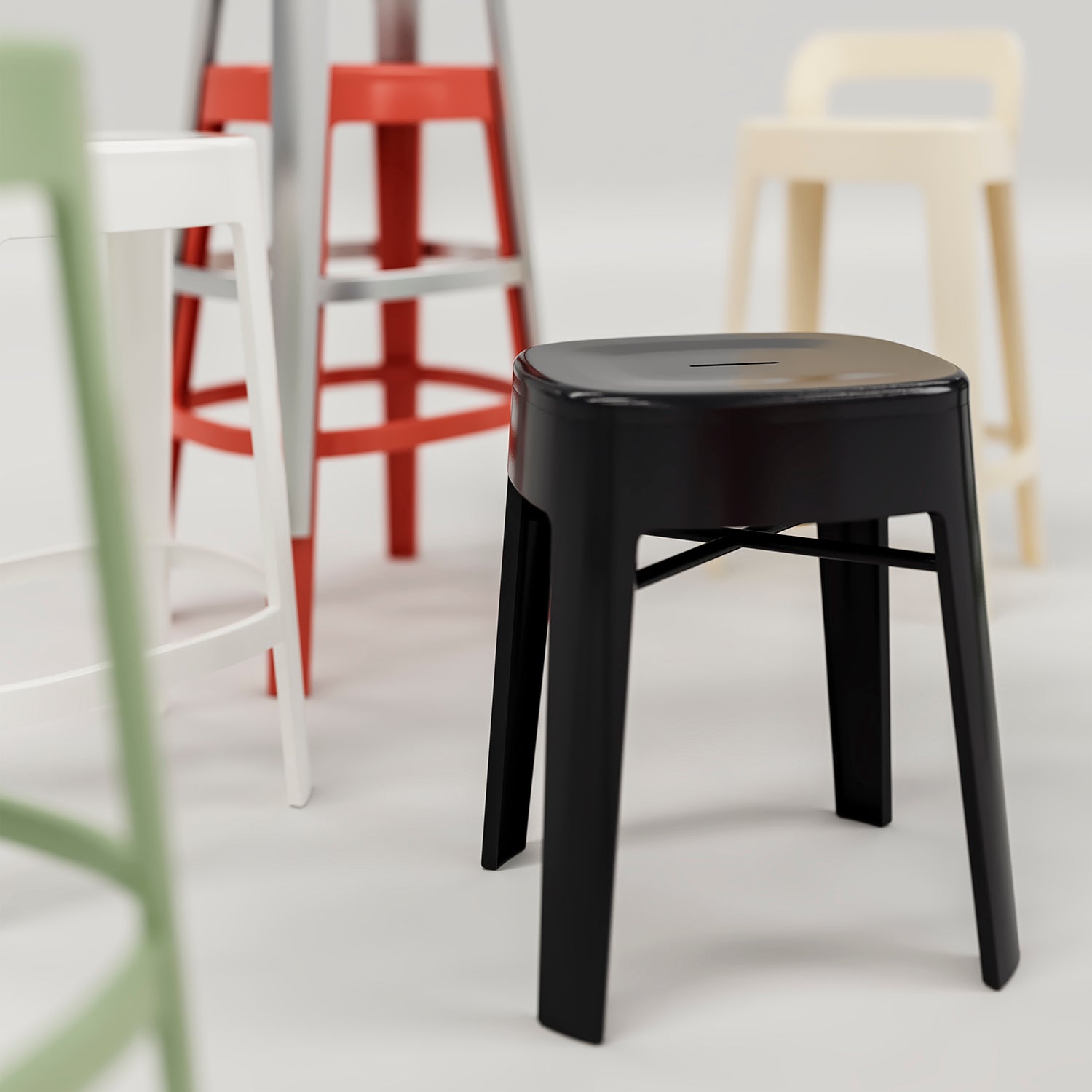 Ombra Stool: Stacking