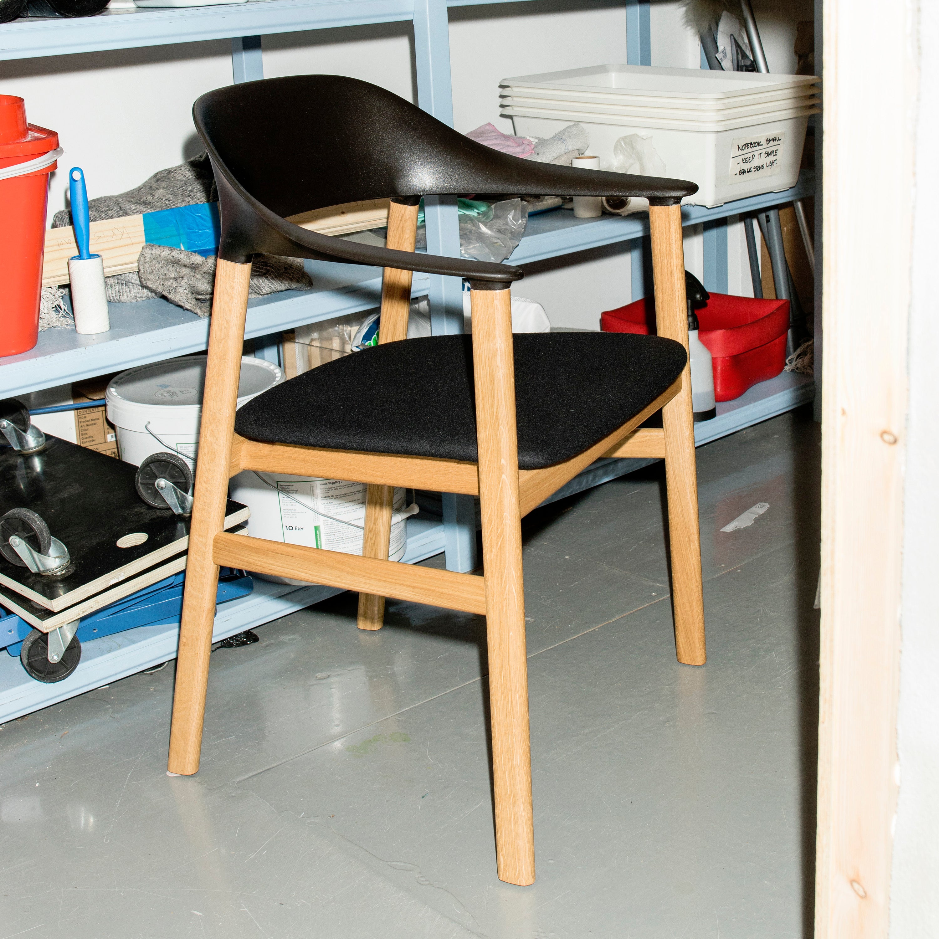 Herit Armchair: Upholstered