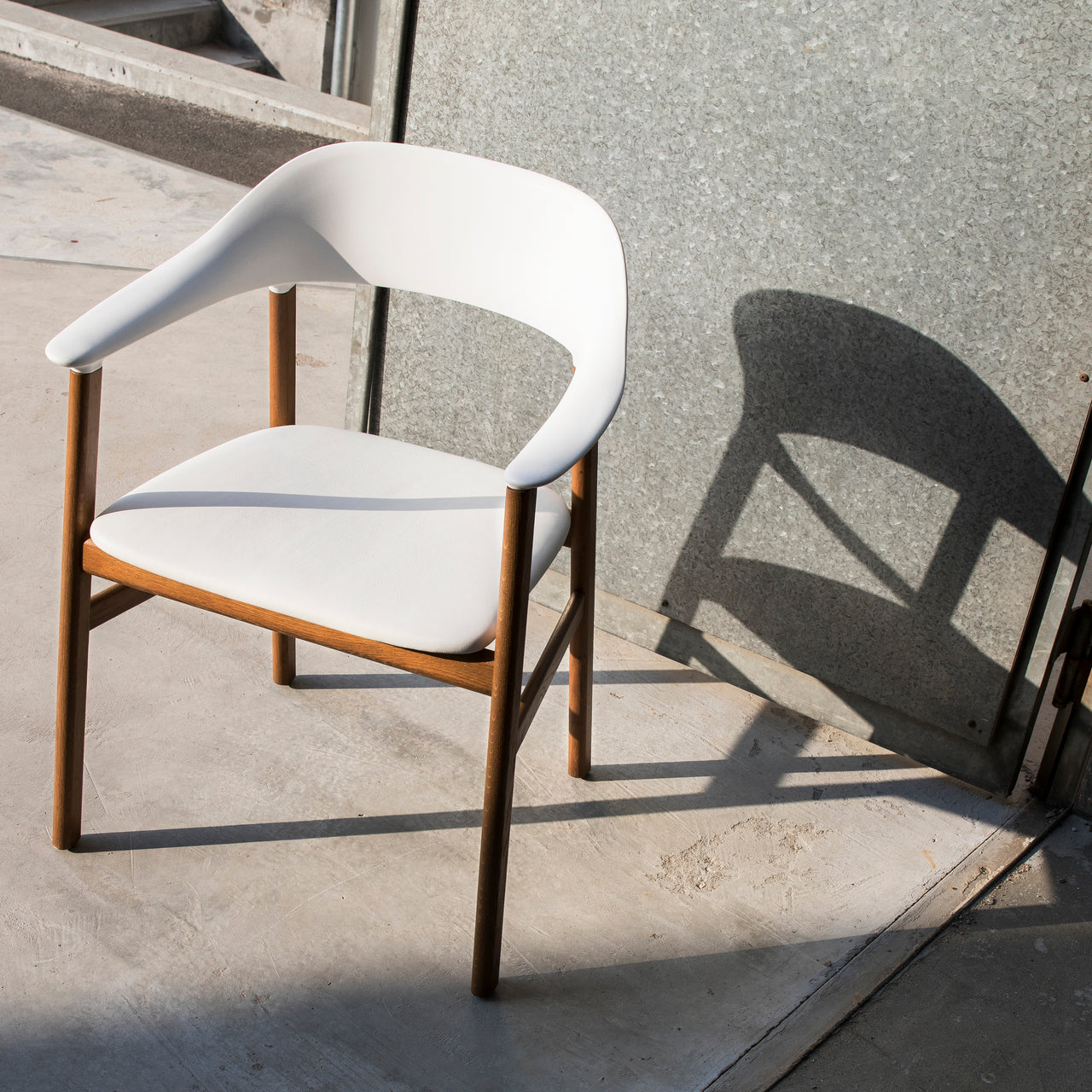 Herit Armchair: Upholstered