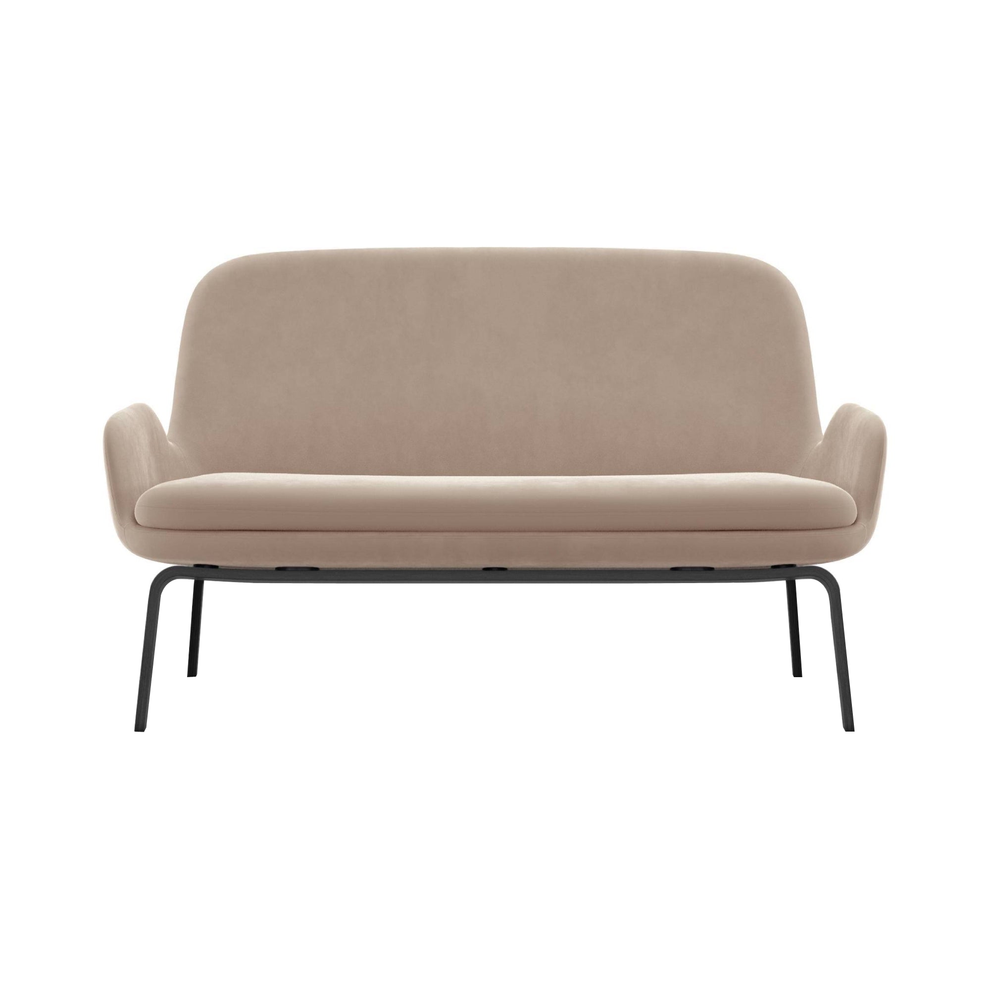 Era Sofa: Wood Base + Black Oak