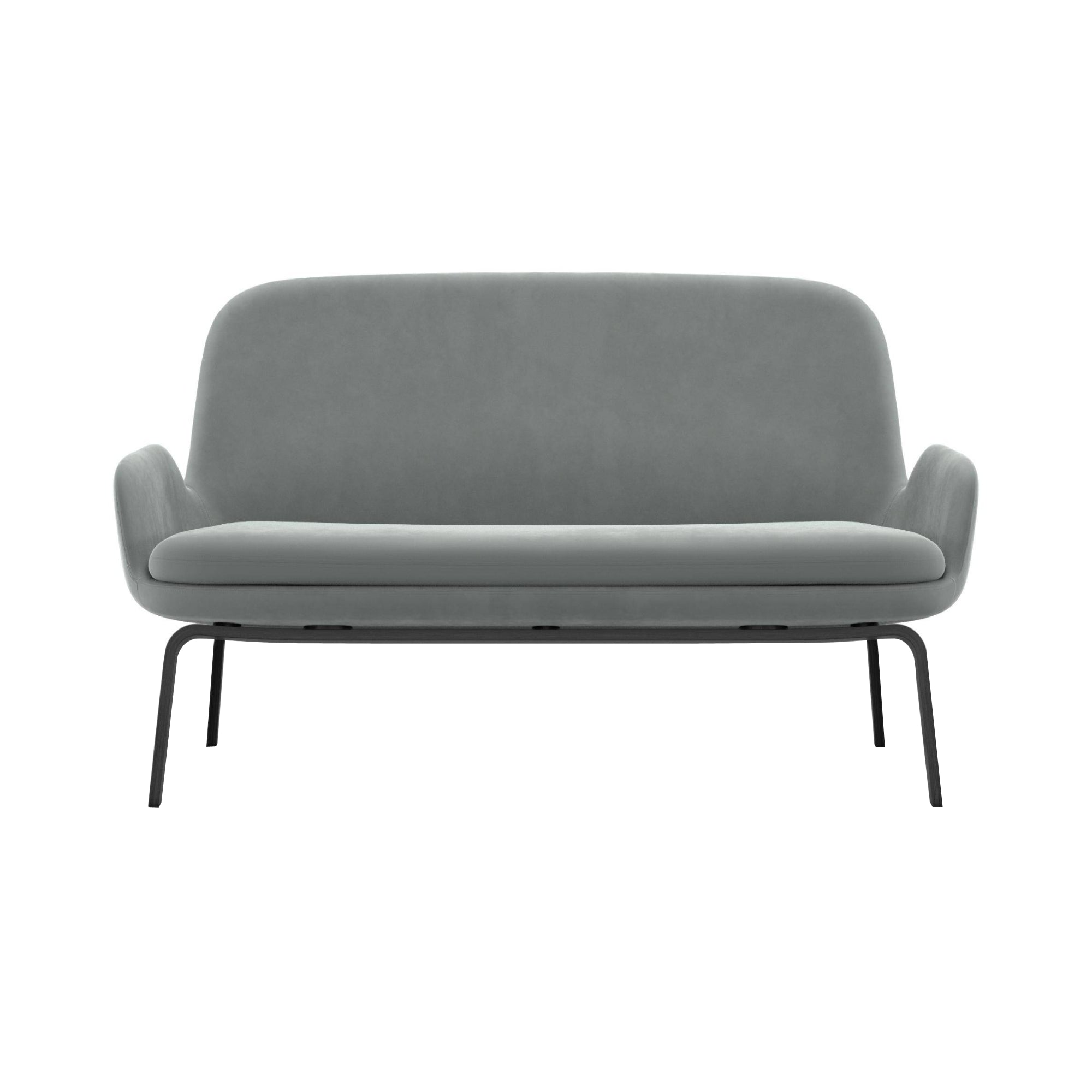 Era Sofa: Wood Base + Black Oak