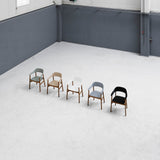 Herit Armchair: Upholstered