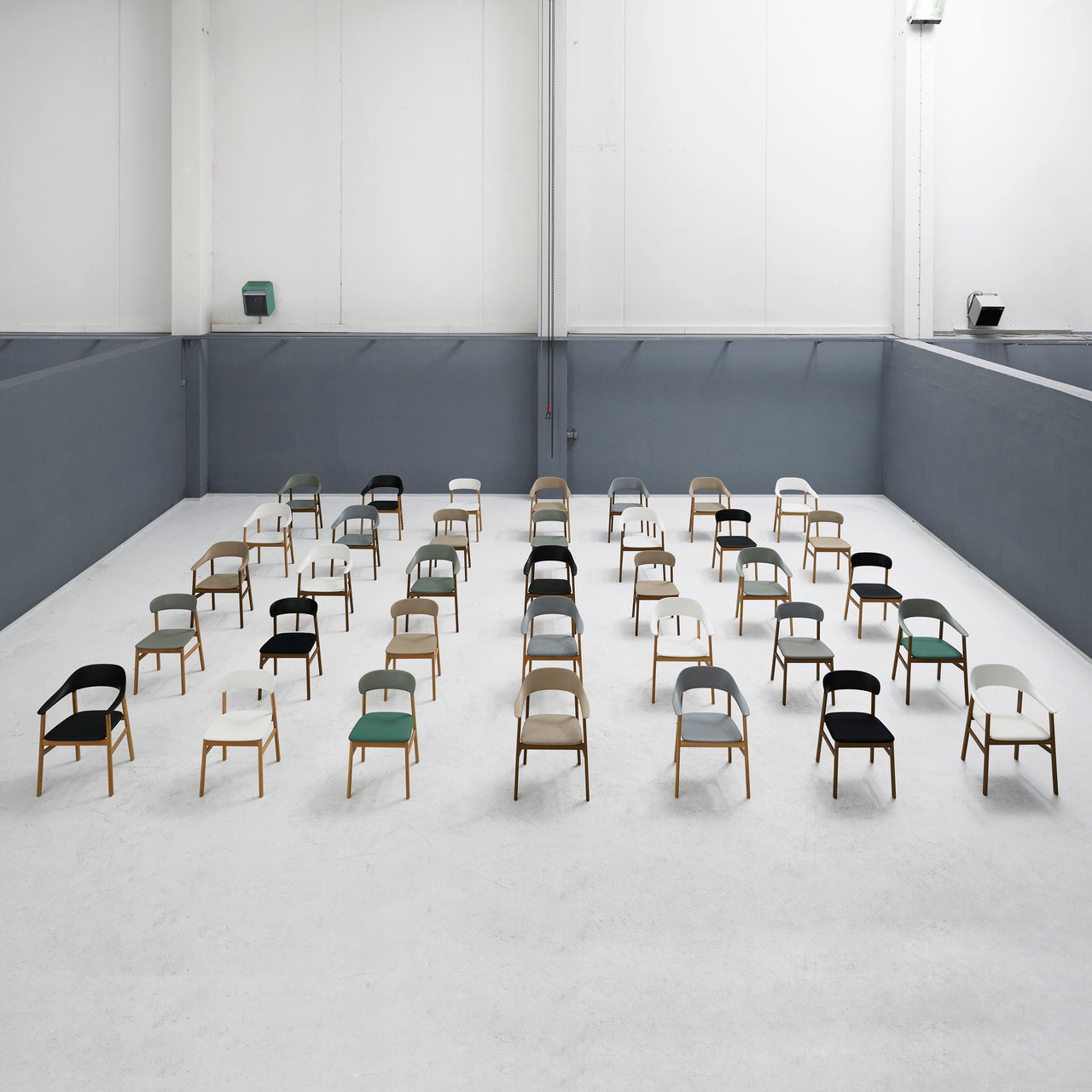 Herit Armchair: Upholstered