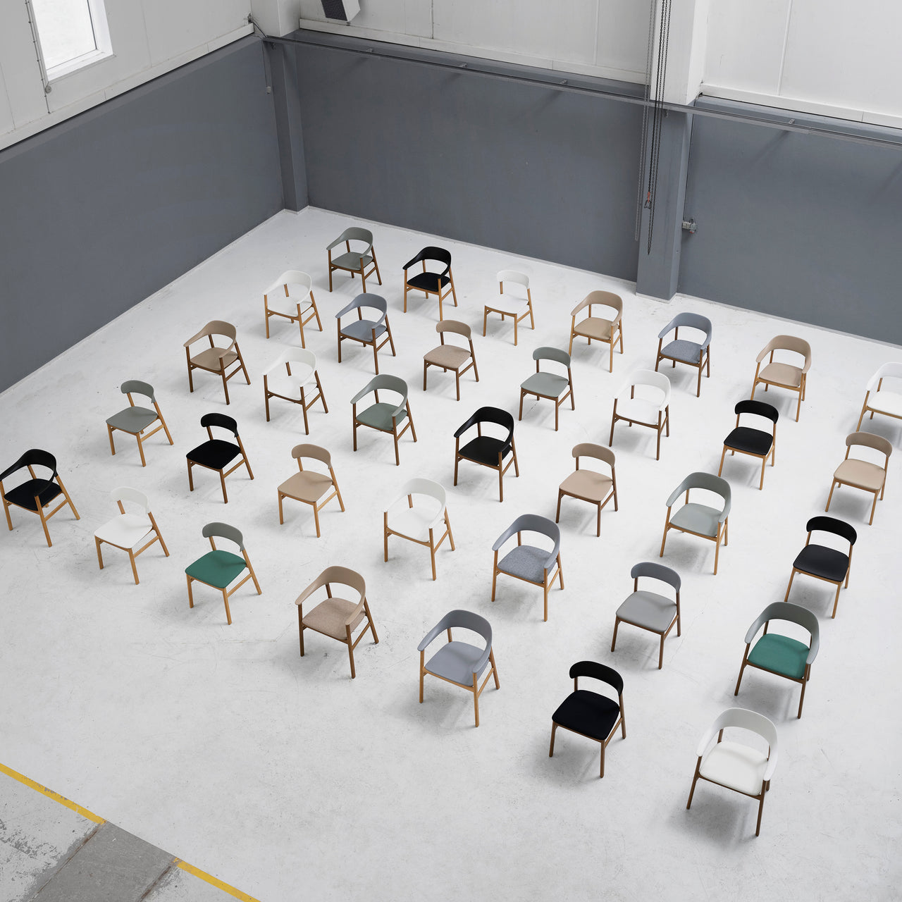 Herit Armchair: Upholstered