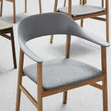 Herit Armchair: Upholstered