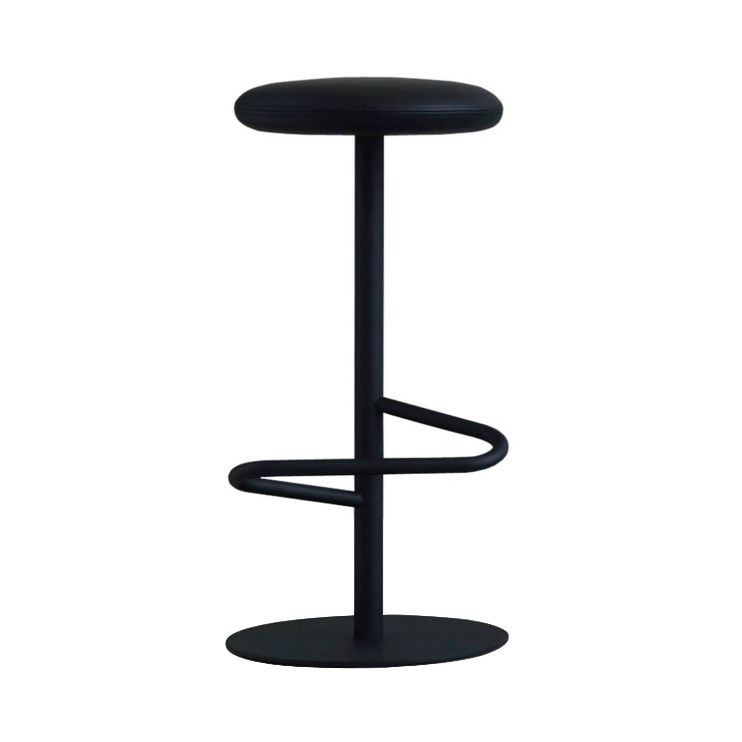 Odette Bar + Counter Stool: Bar + Black