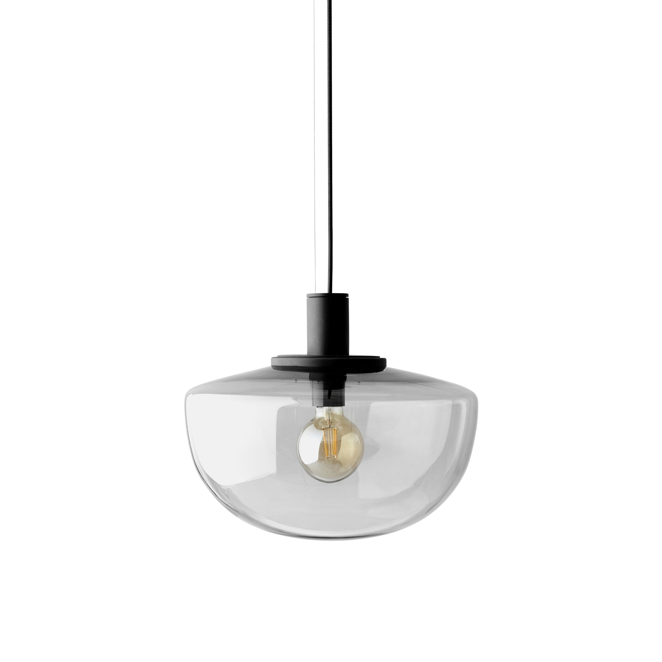 Bank Pendant Light: Smoke