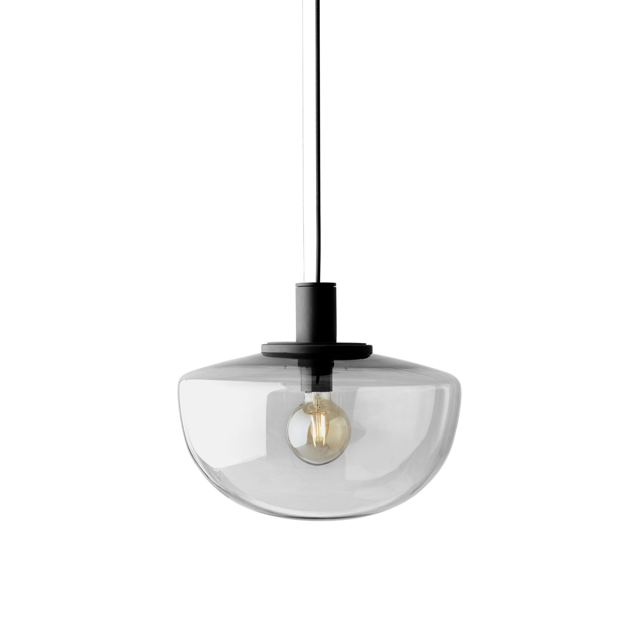 Bank Pendant Light: Smoke