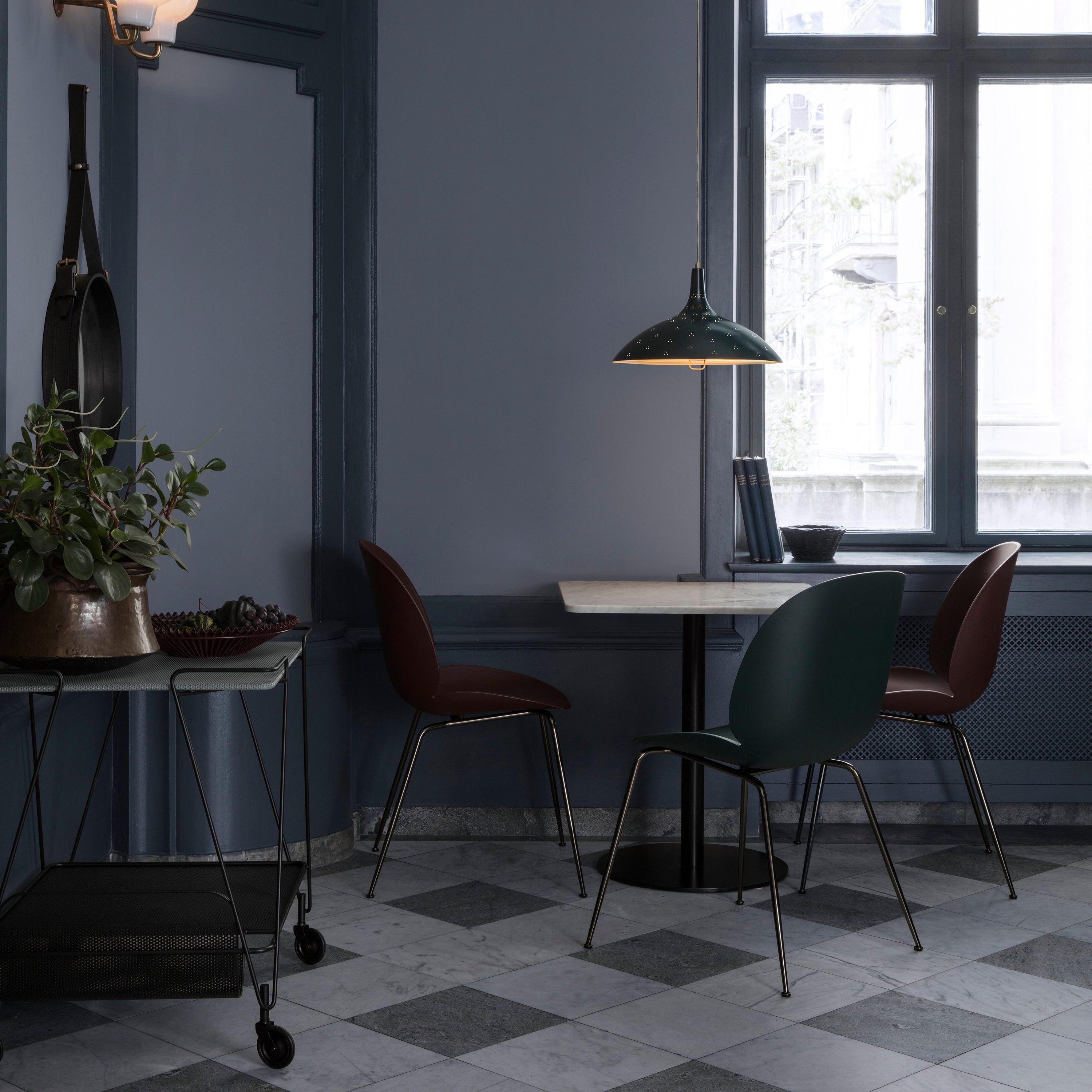 Beetle Dining Chair: Conic Base