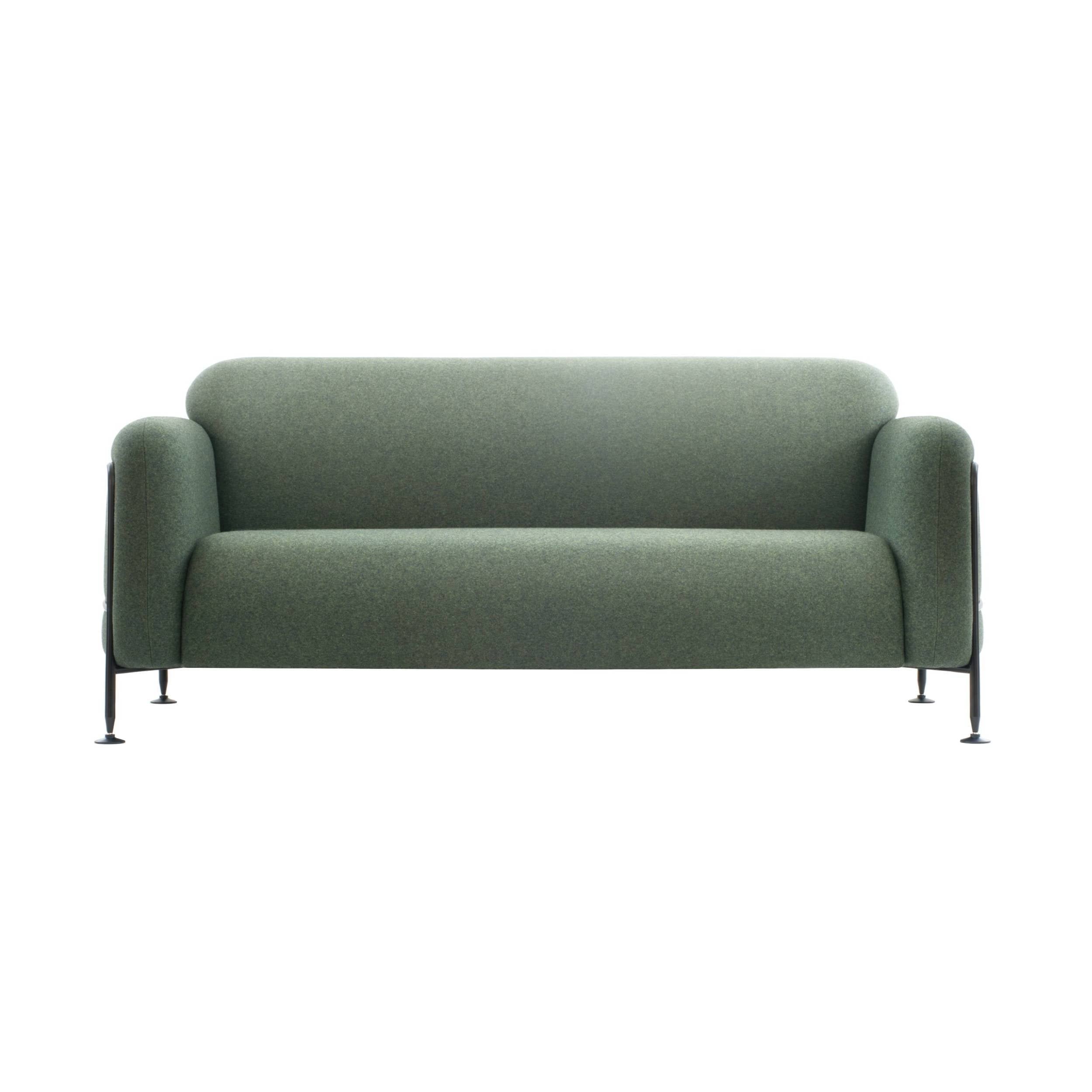 Mega Sofa: 2 Seater + Black