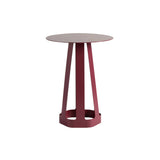 Sixagon Side Table: Ox Blood