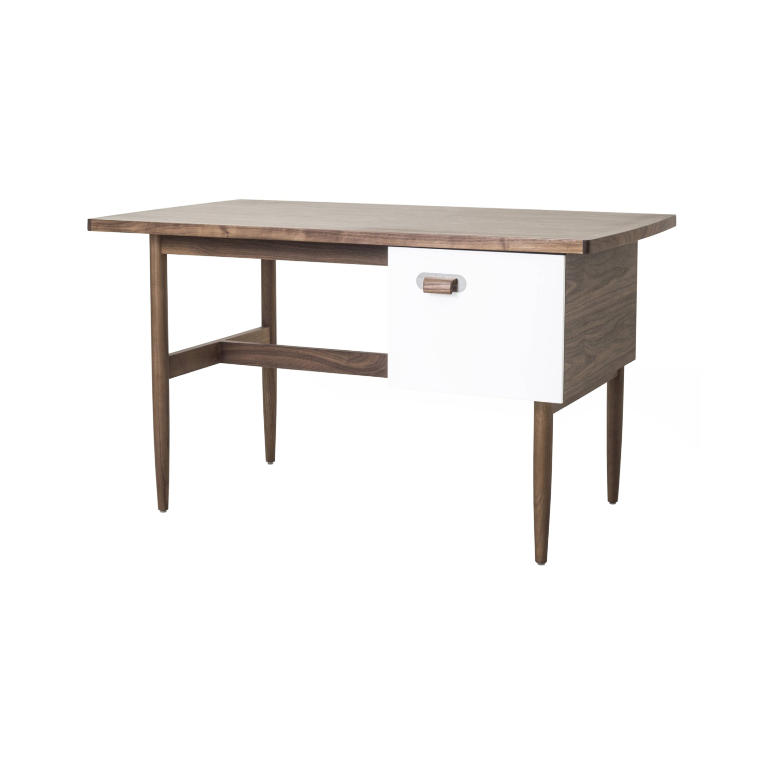 Risom Desk: Natural Walnut