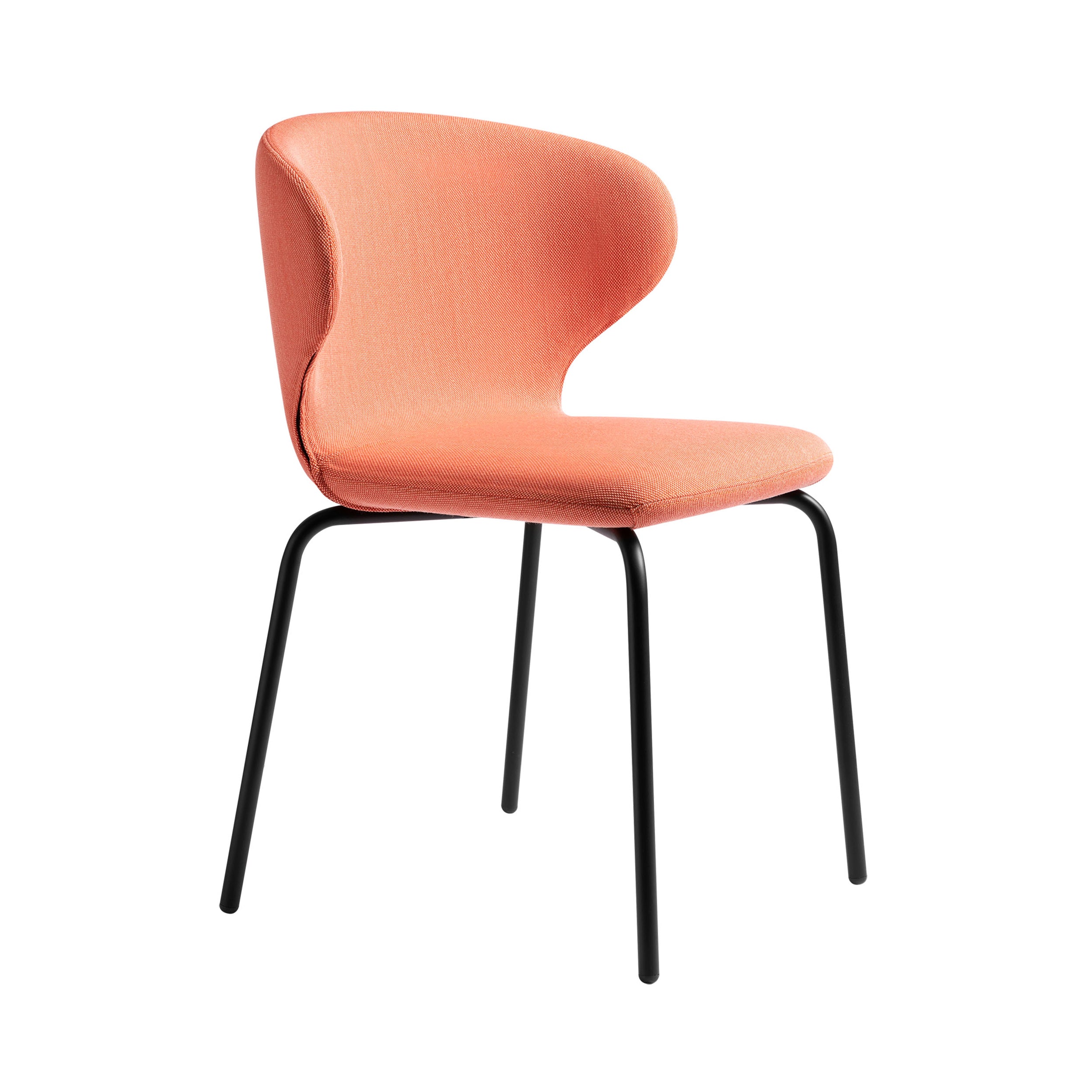 Mula Side Chair: Lacquered Black