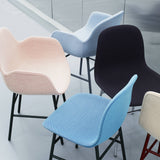 Form Chair: Steel Base + Full Upholstered