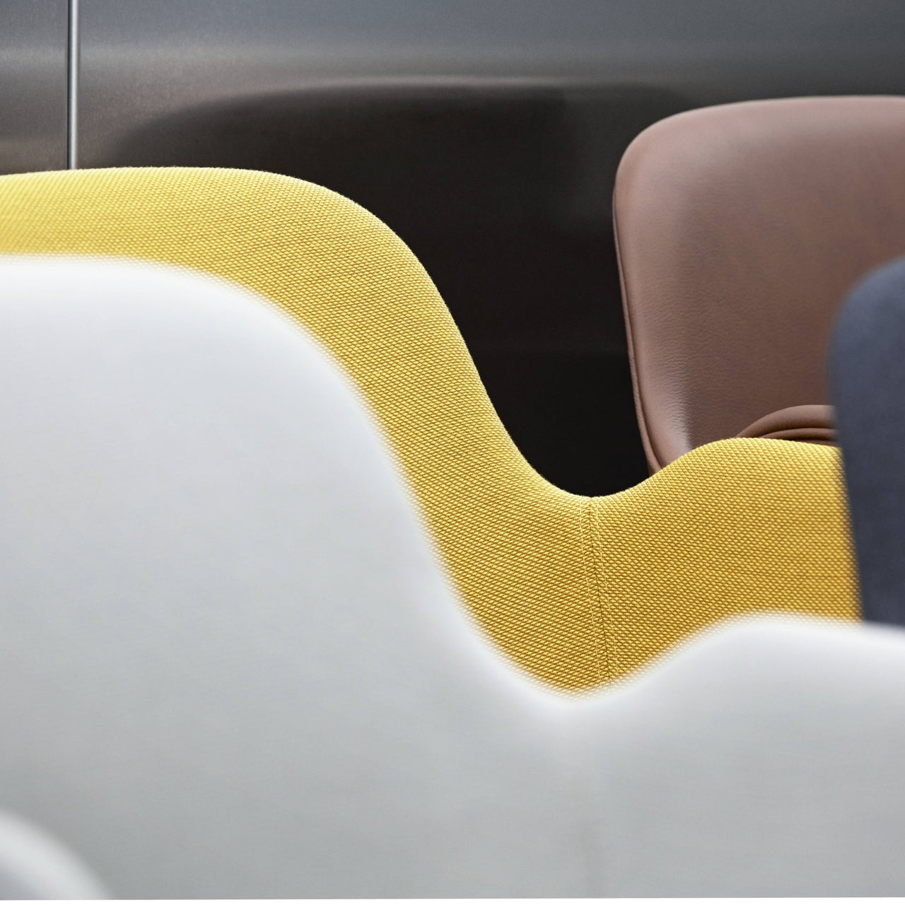 Form Armchair: Brass
