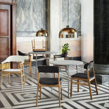 Herit Armchair: Upholstered
