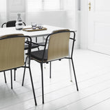 Studio Armchair: Front Upholstered