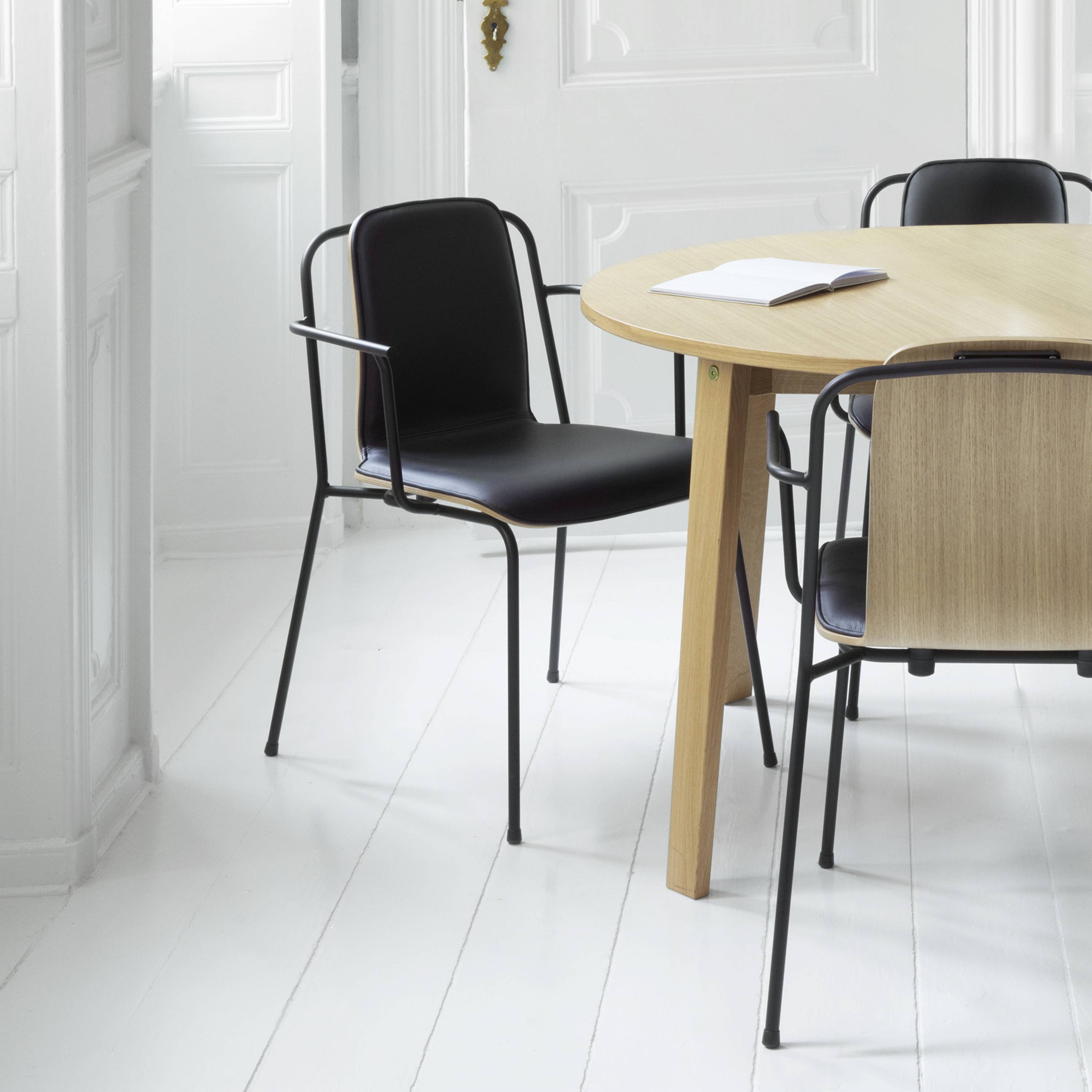 Studio Armchair: Front Upholstered