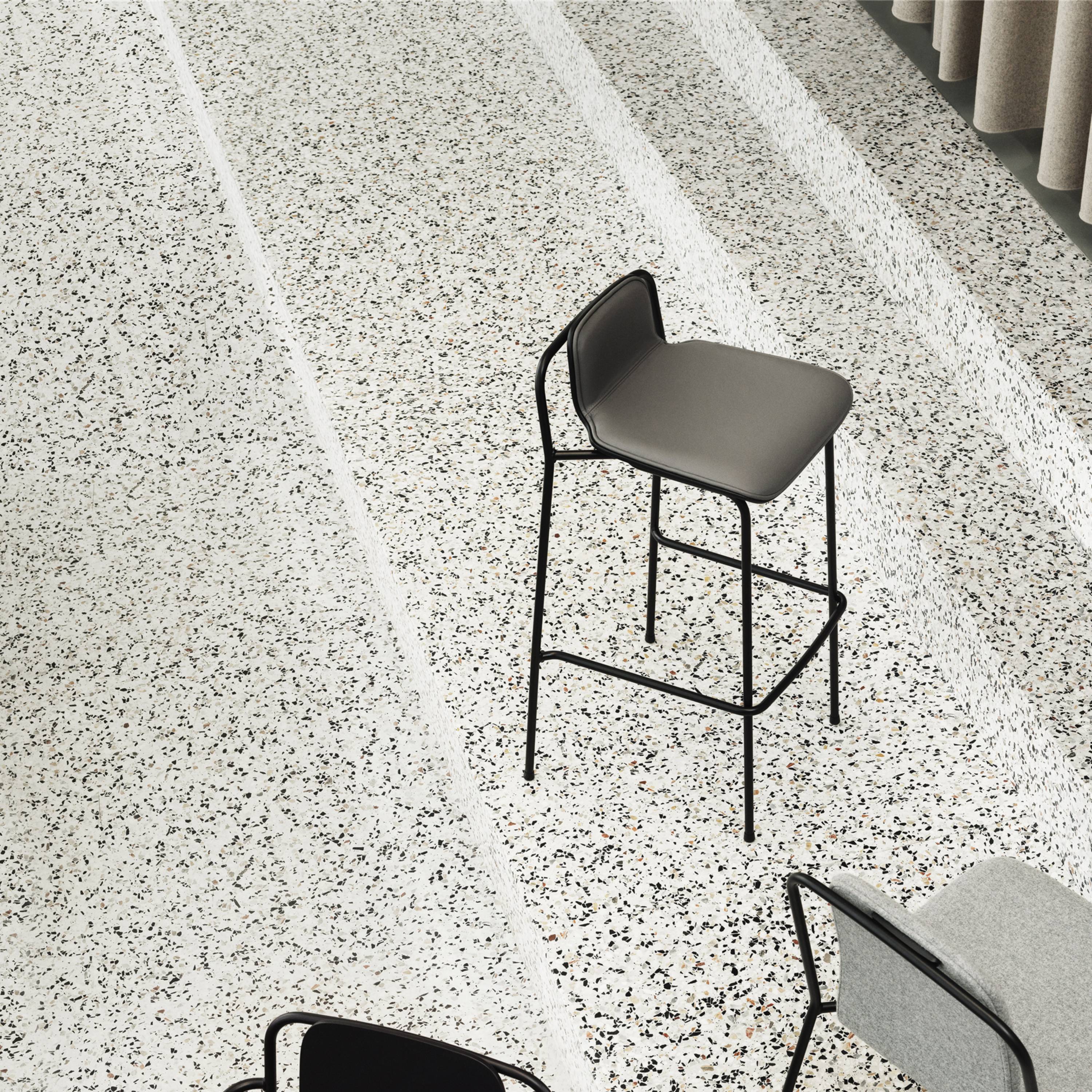 Studio Bar + Counter Stool: Full Upholstered