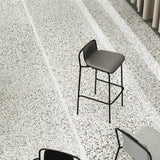 Studio Bar + Counter Stool: Full Upholstered