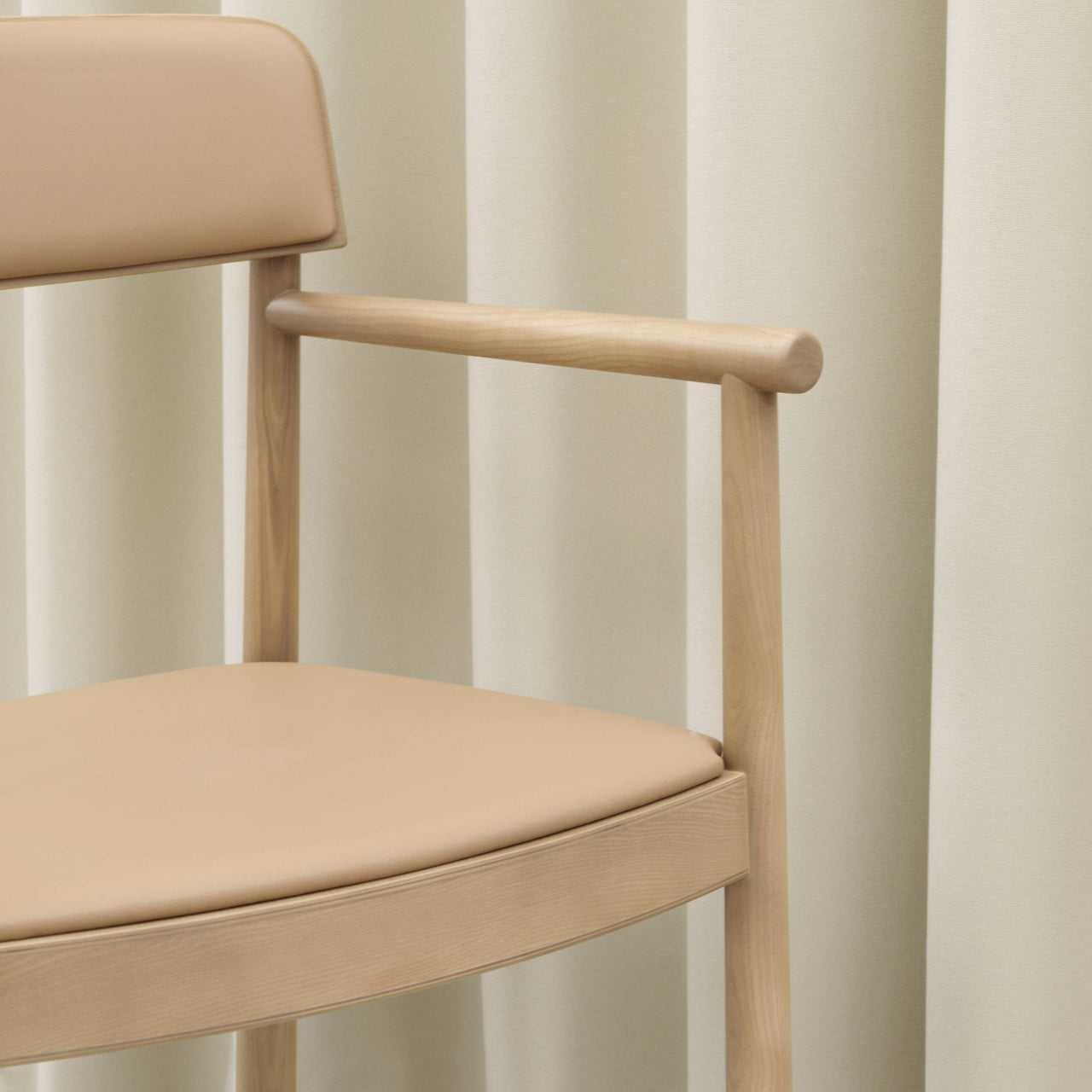 Timb Armchair: Upholstered