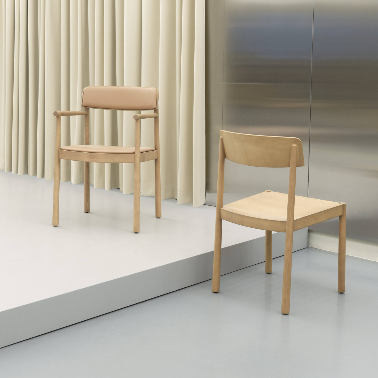 Timb Armchair: Upholstered