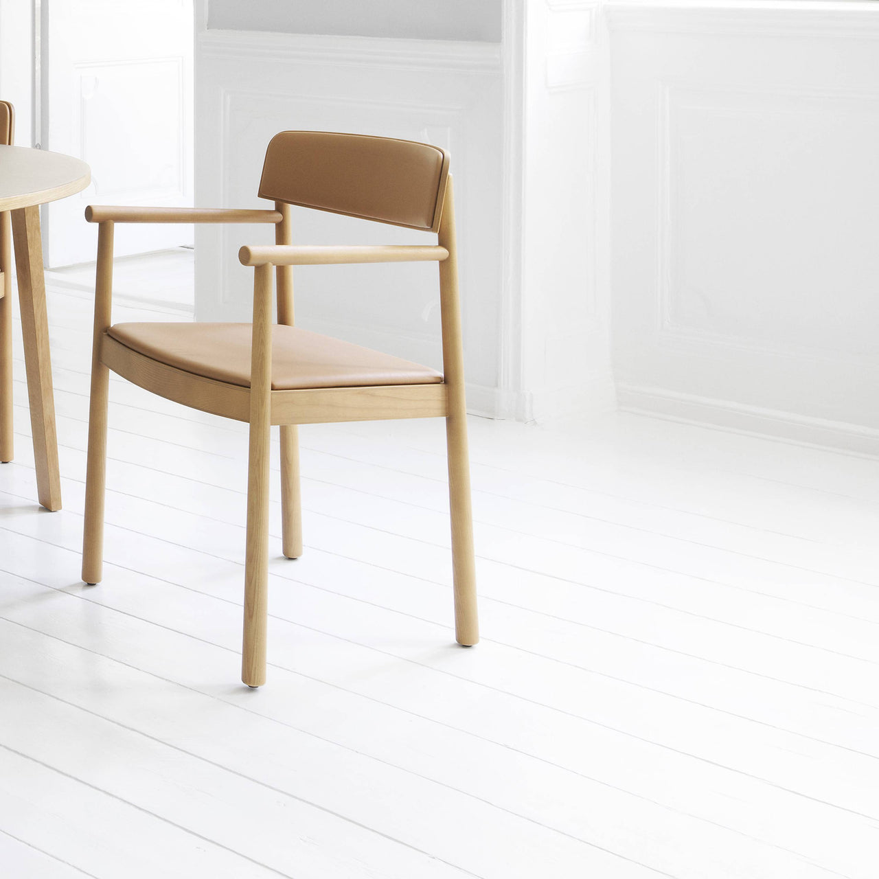 Timb Armchair: Upholstered