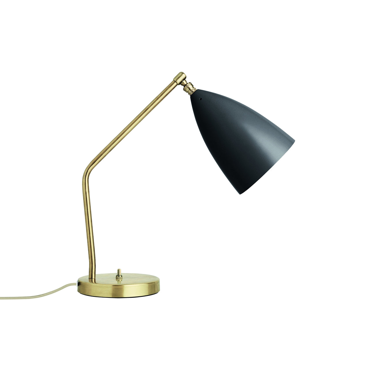 Gräshoppa Table Lamp: Black Semi Matt