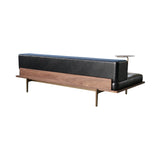 Discipline Sofa: Straight + Natural Walnut