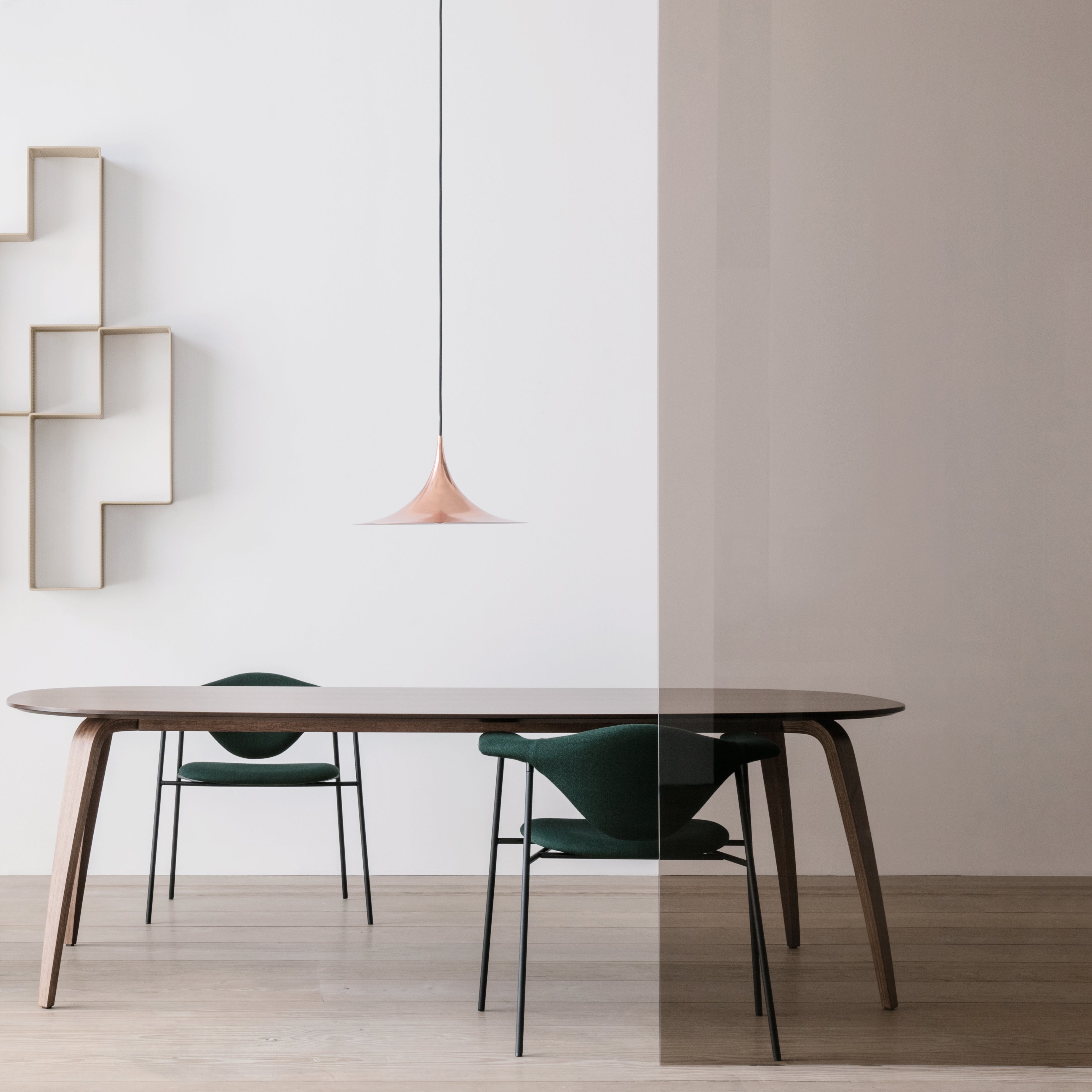 Gubi Dining Table: Elliptical