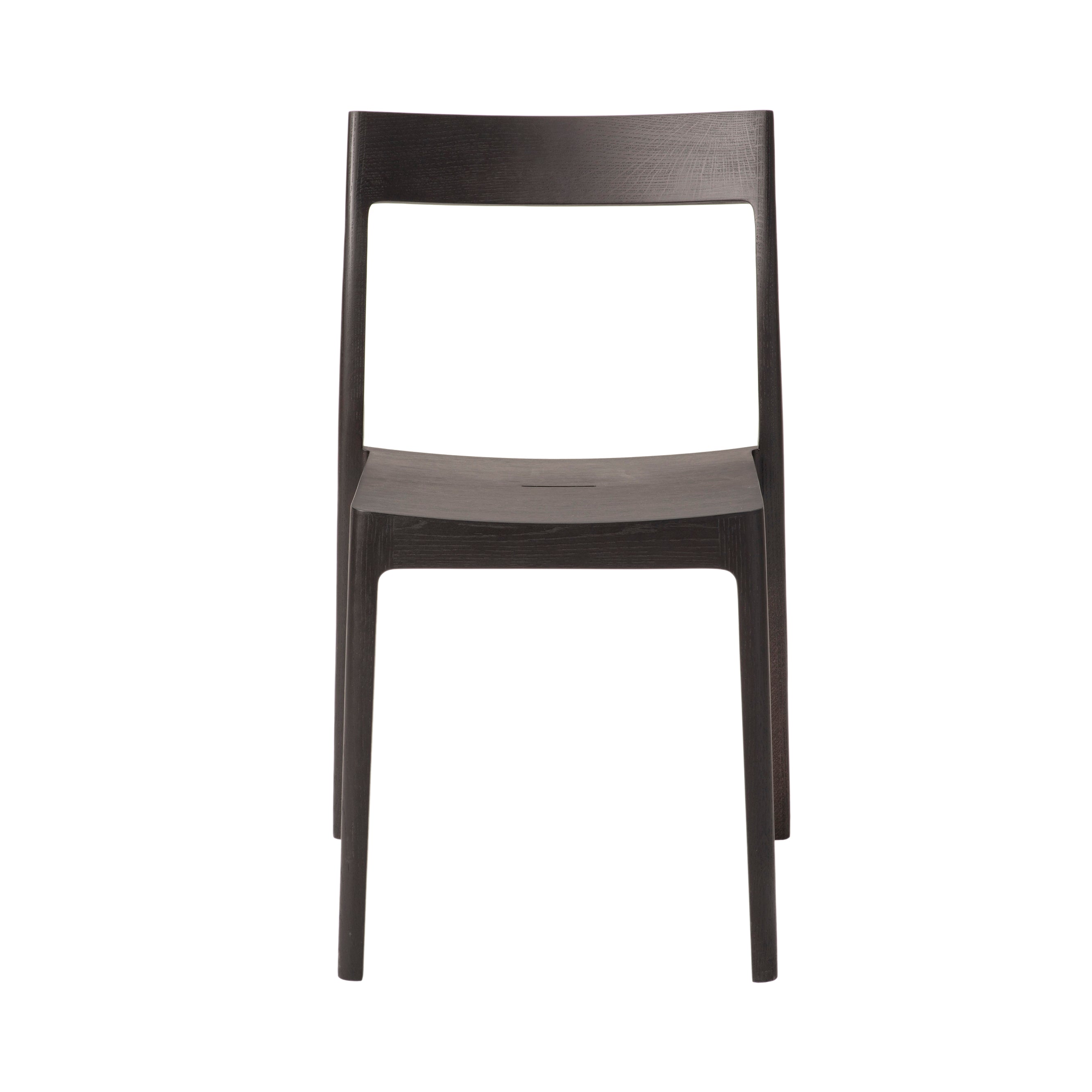 Ballot Chair: Black Lacquered Oak