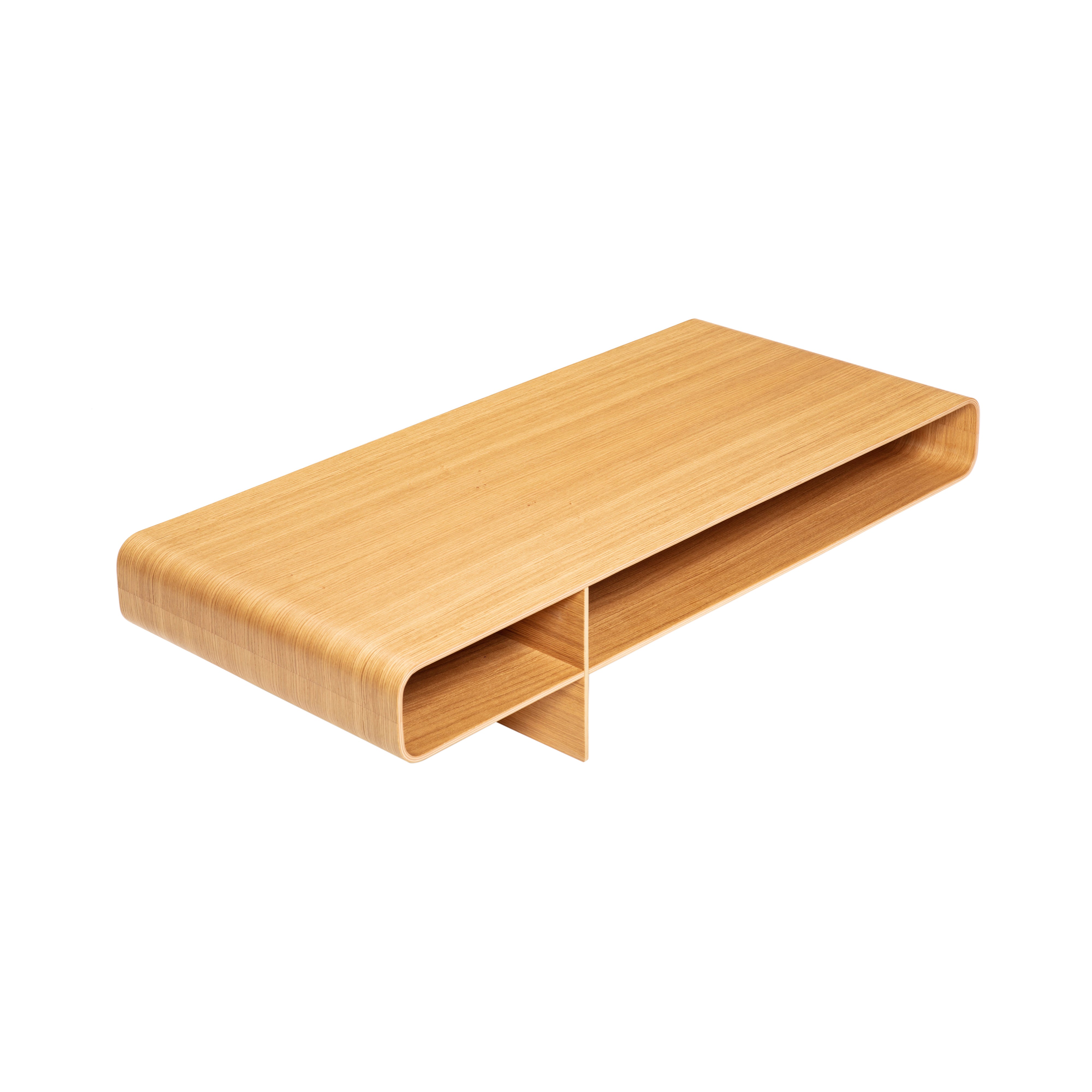 Loop Coffee Table: Oak