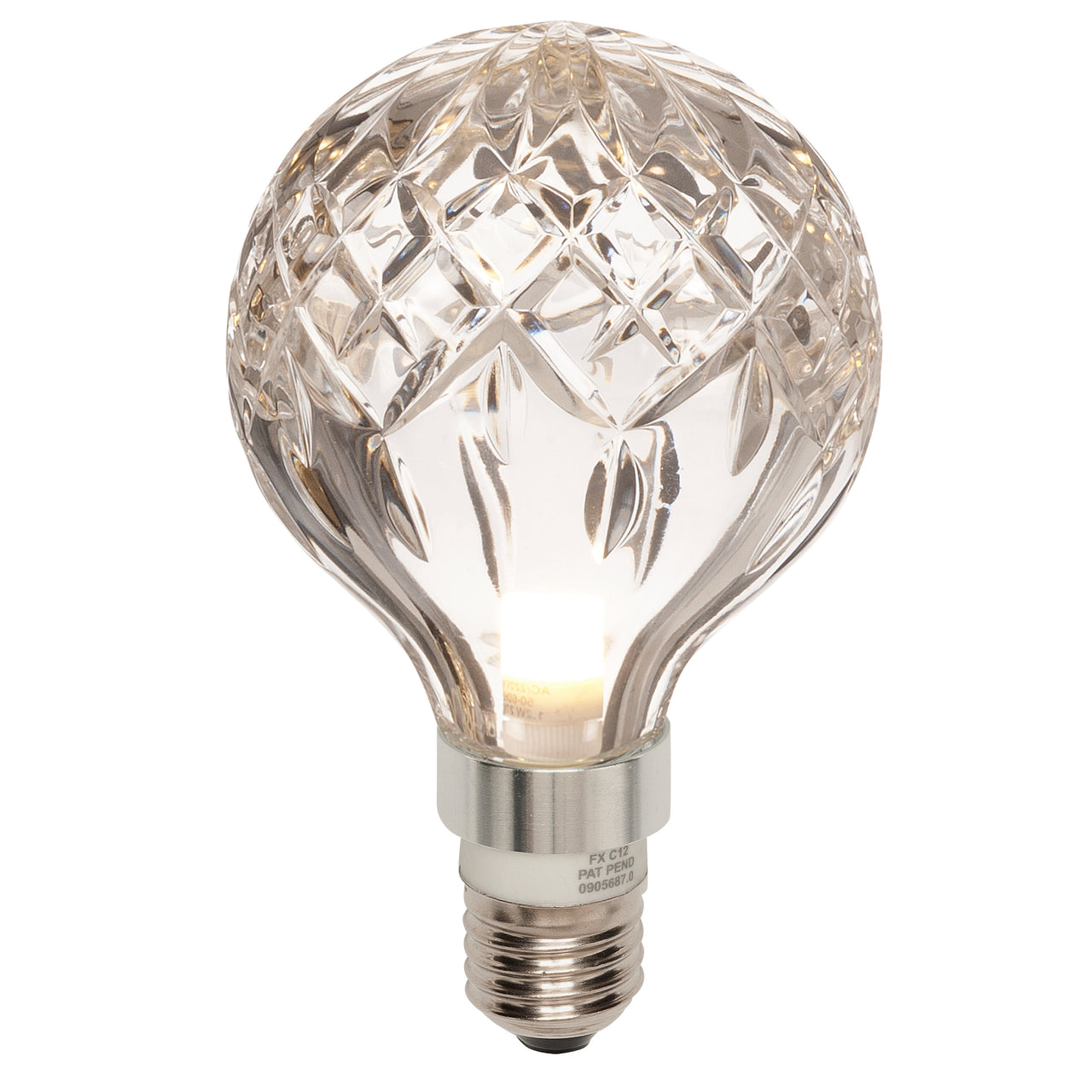 Crystal Bulb + Pendant: Bulb + Clear