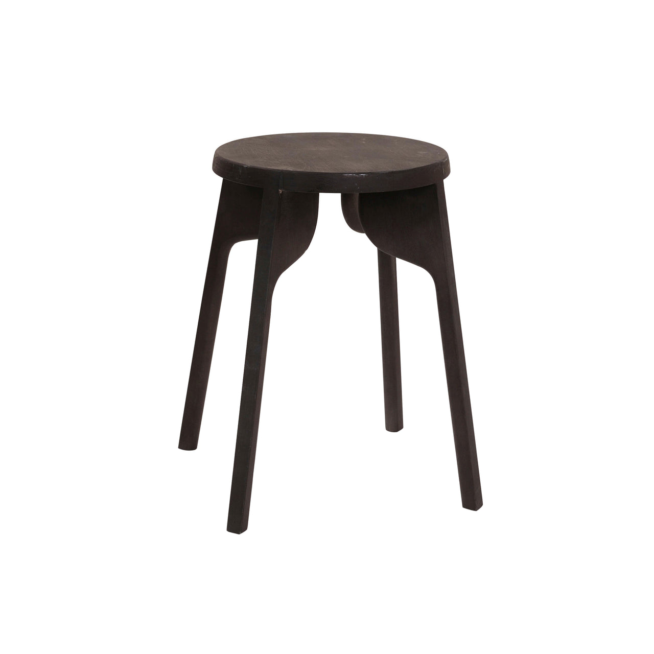 Tattoo Stool: Plain + 4 + Blind + Oiled Walnut